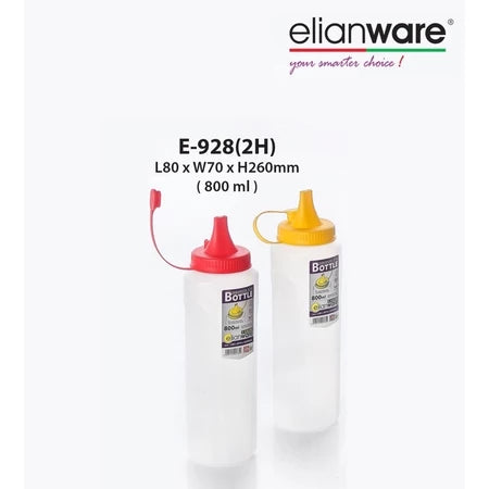 Sauce Squeeze Bottle - 2 head (800ml)