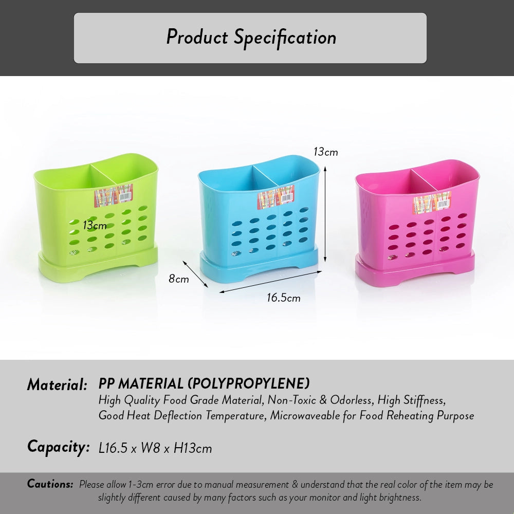 2 Section Cutlery Holder
