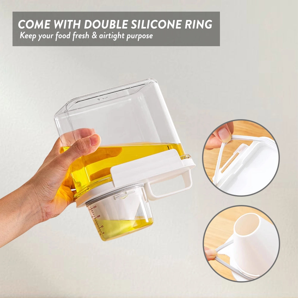 Airtight Container with measuring cup
