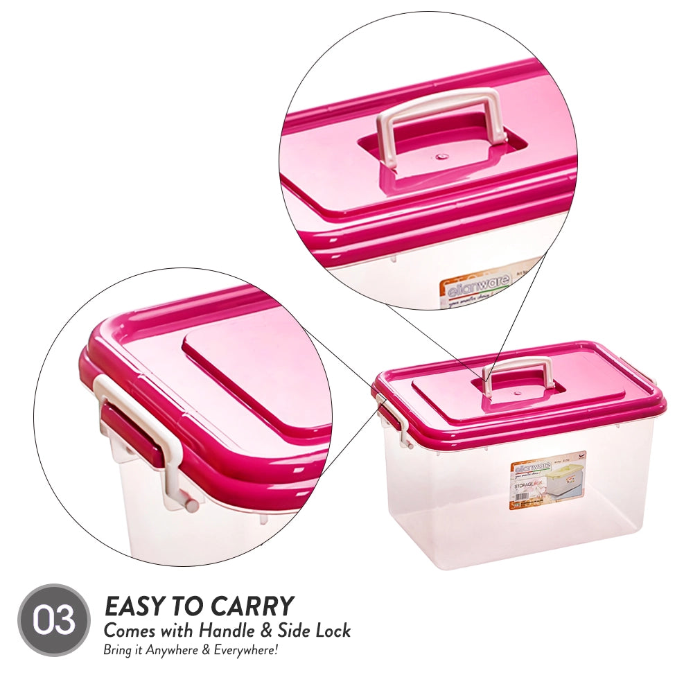 Transparent Storage Box 12L