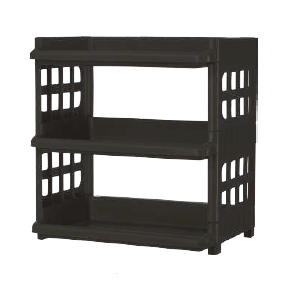 Black Tiered Rack