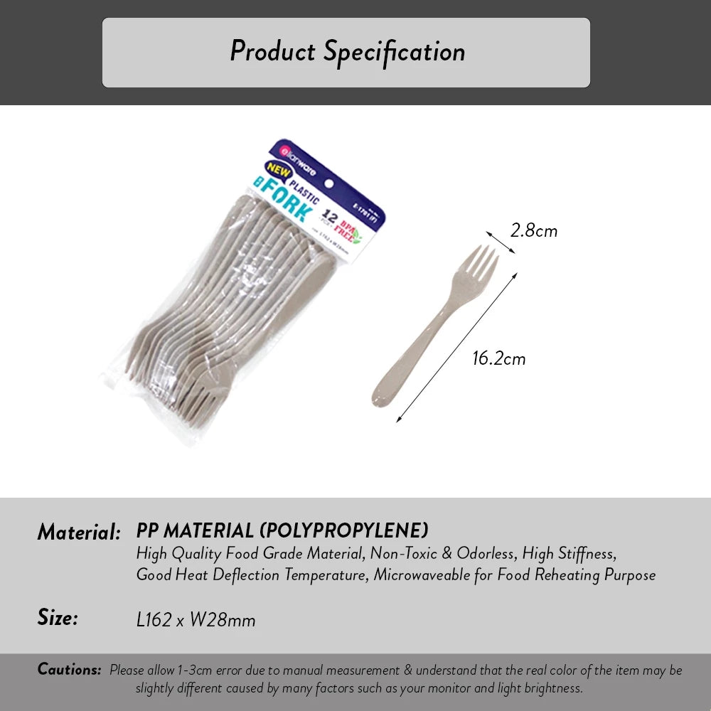 Plastic Fork - 12 pack