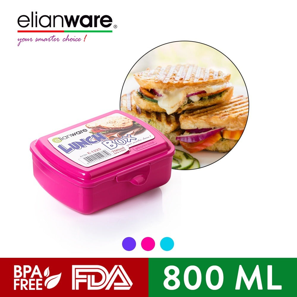 Lunch Box with Spoon & Fork 800ML