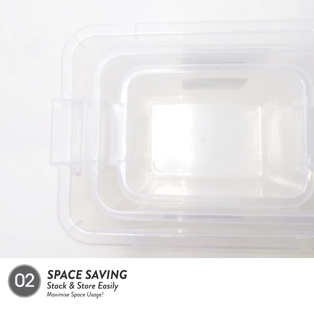 Transparent Storage Box 12L