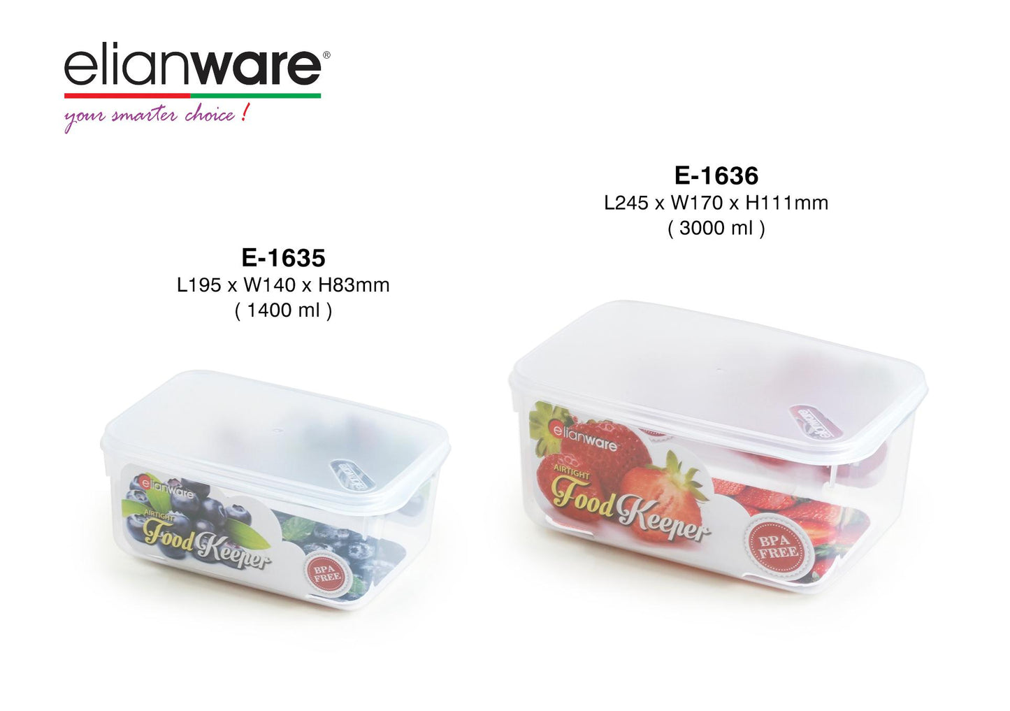 3000ml Airtight Food Container