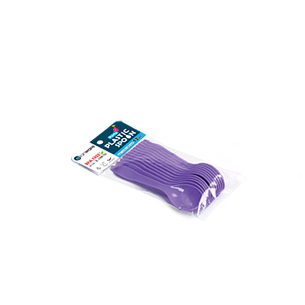 Reusable Plastic Spoon - 12 pack