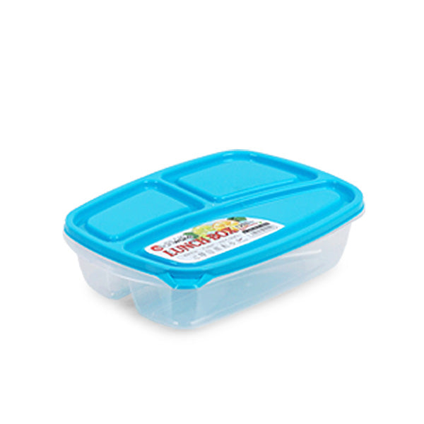 3 Compartment Divided Lunch Box