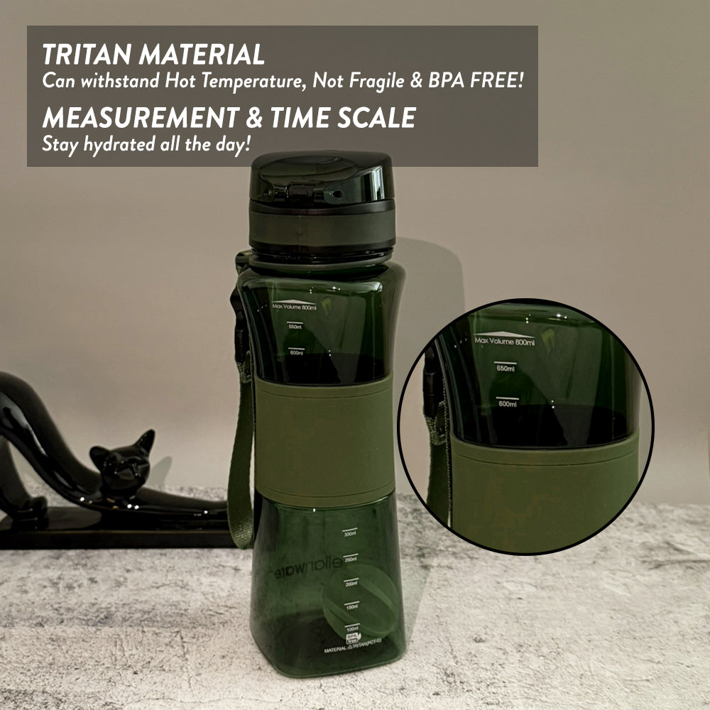 800ML WATER BOTTLE (TRITAN)