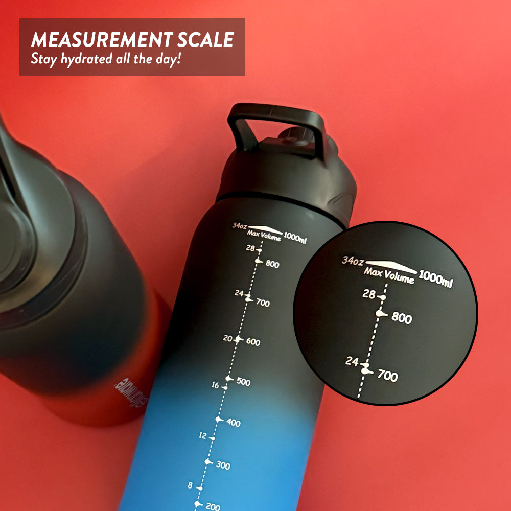 1000ML FROSTED WATER BOTTLE (TRITAN)