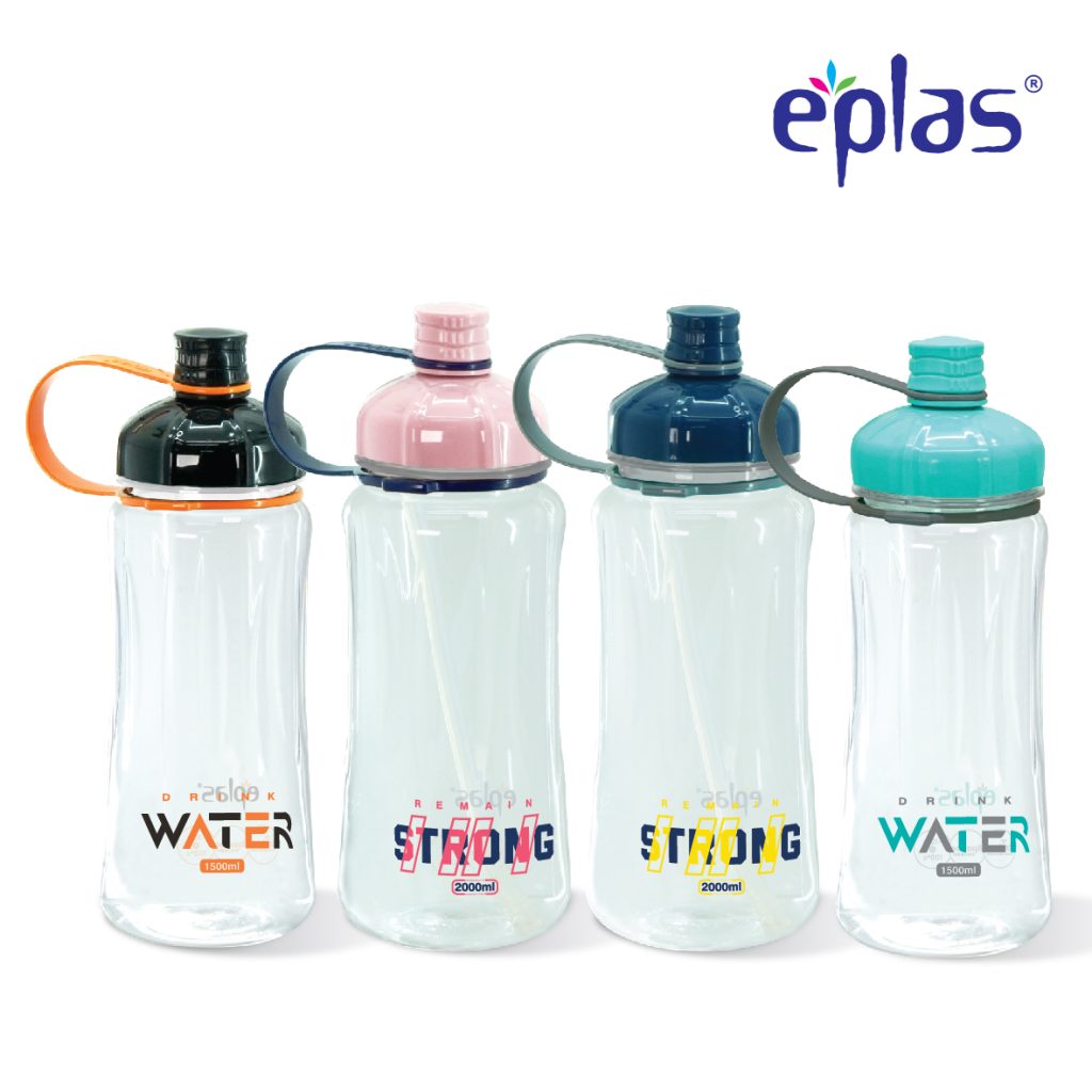 1.5L Drink Bottle with Straw