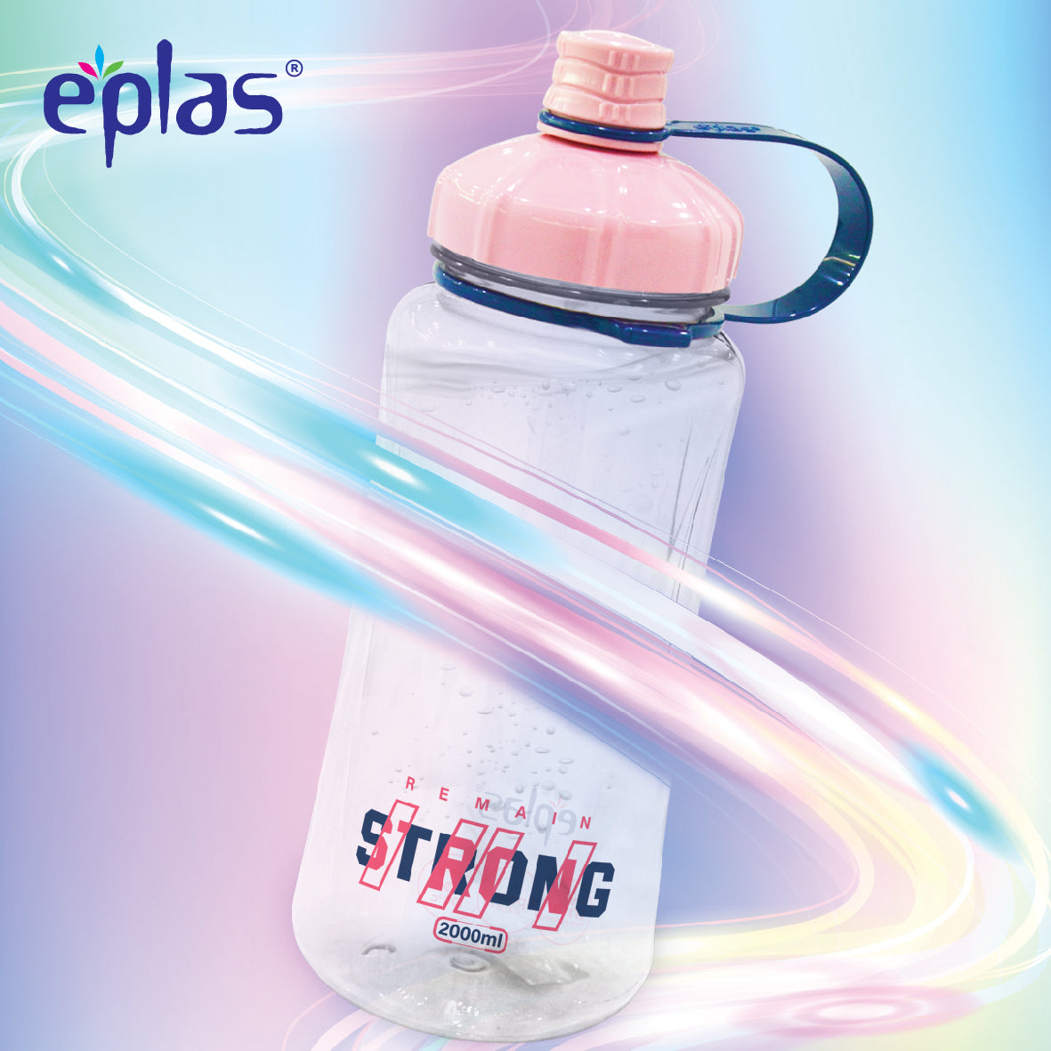 1.5L Drink Bottle with Straw