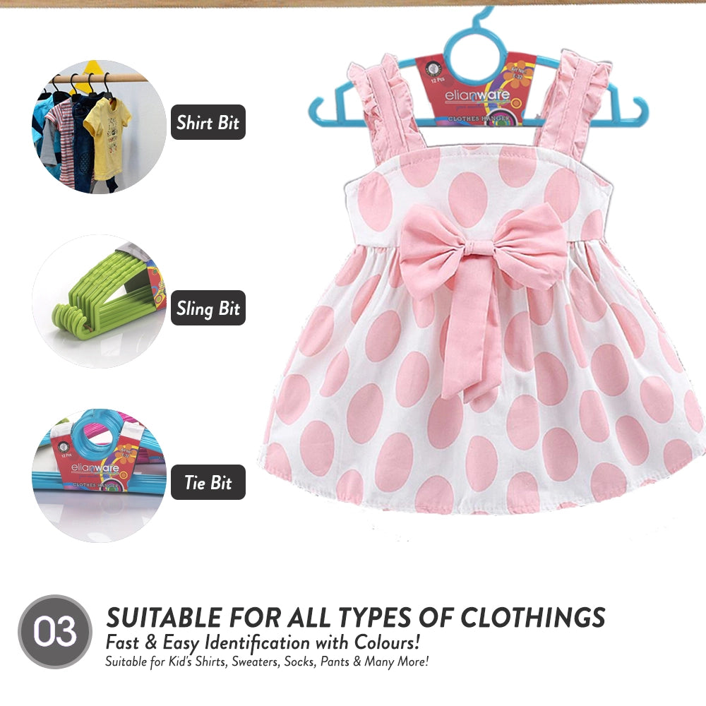 Children's Clothes Hangers - 12pcs