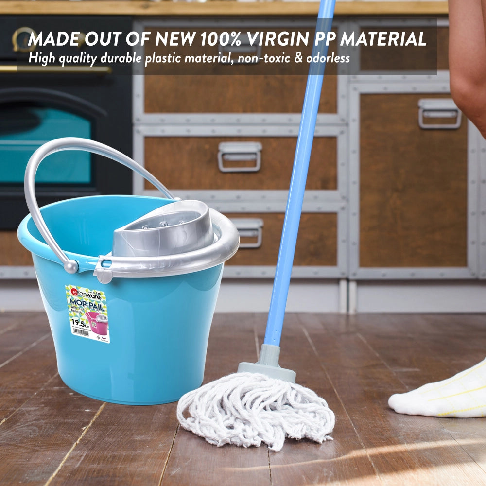 Mop Pail with Wheel - 19.5L