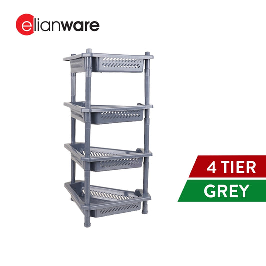 4 Tier Multipurpose Corner Storage Rack