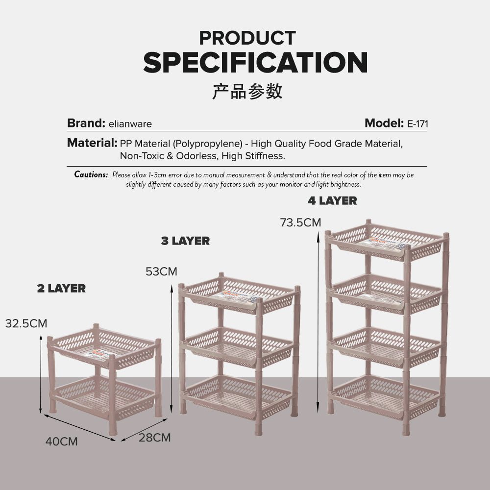 3 Tier Multipurpose Storage Rack