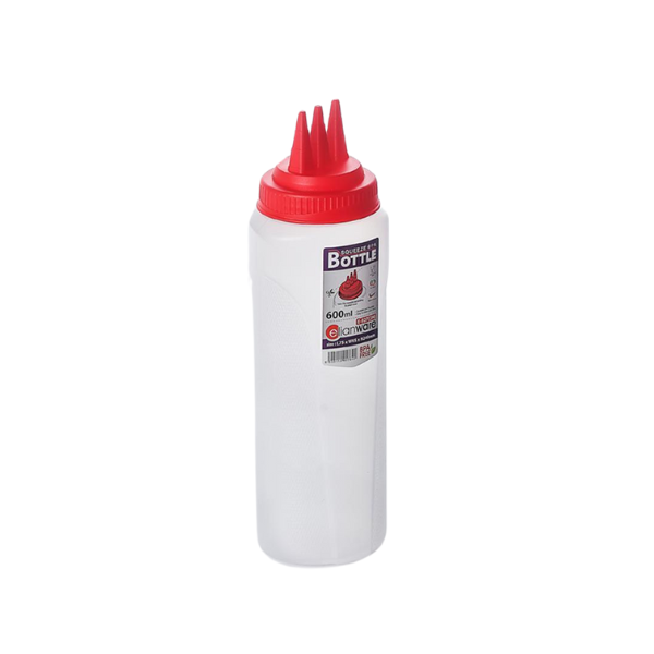 Sauce Squeeze Bottle - 3 head (600ml)