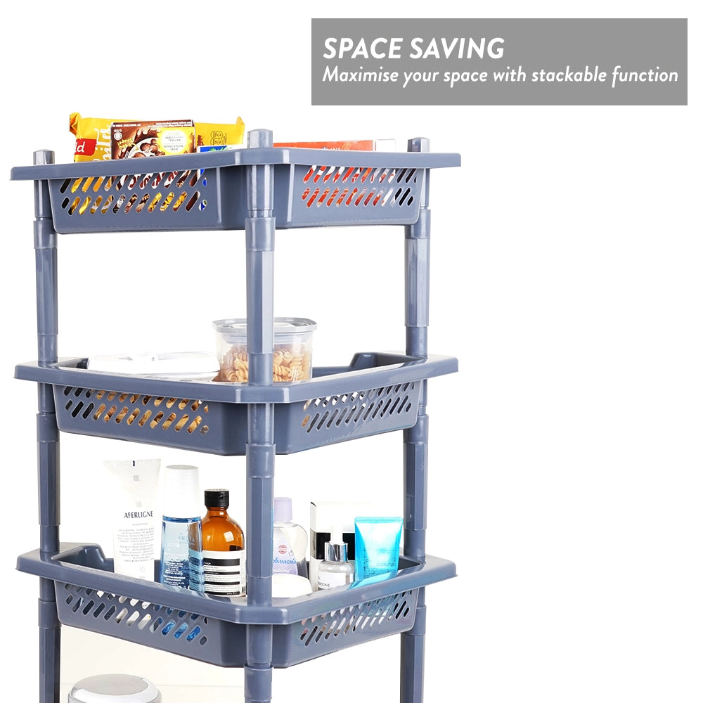 3 Tier Multipurpose Corner Storage Rack