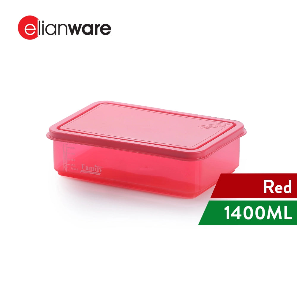 Stackable Rectangular Container - 1400ml