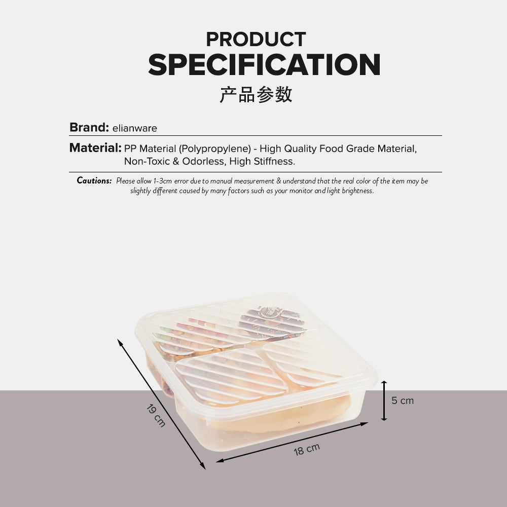 3 Compartments Lunch Box
