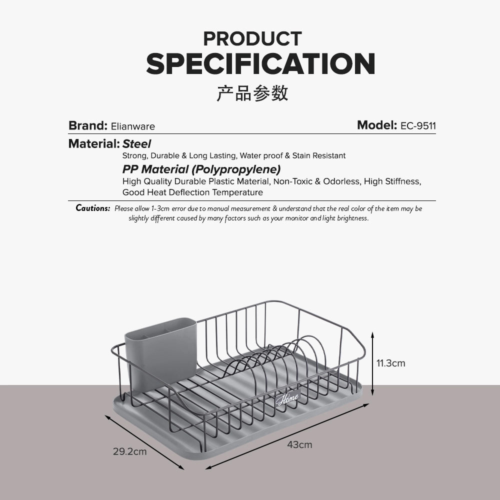 Steel Dish Drying Rack