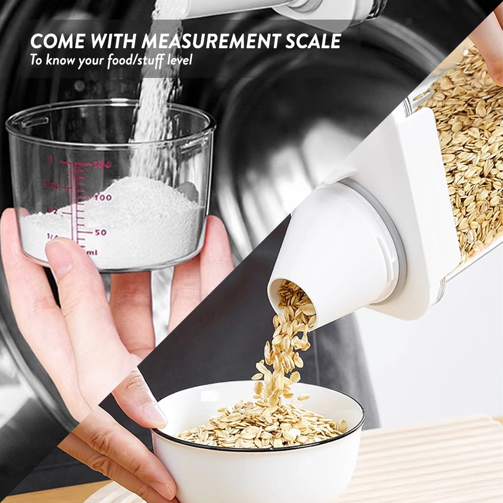 Airtight Container with measuring cup