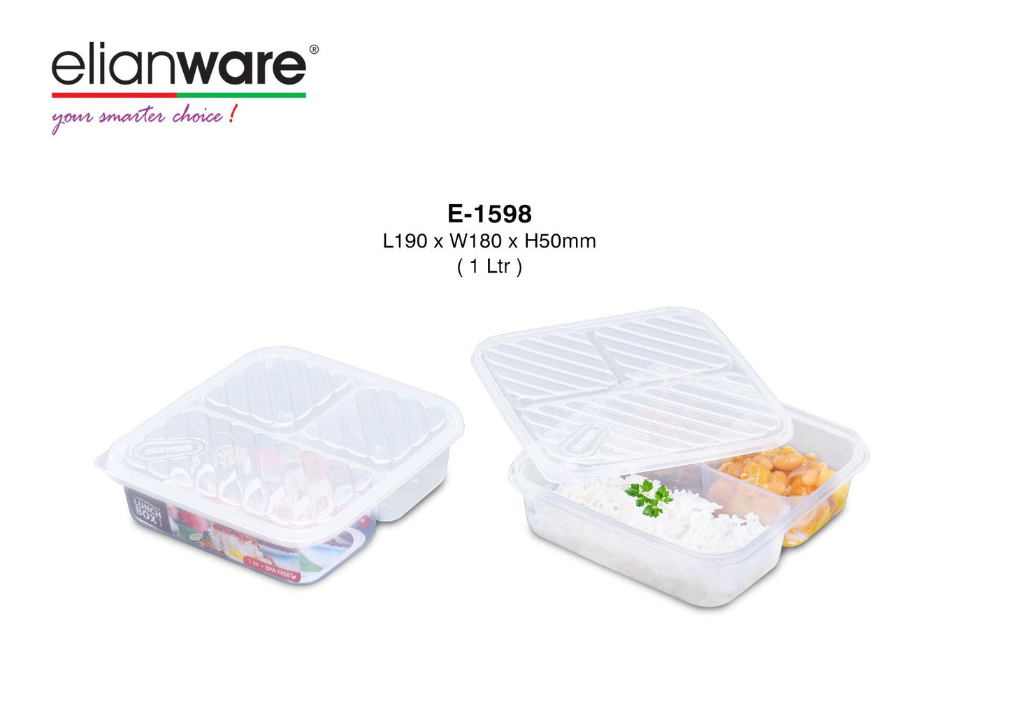 3 Compartments Lunch Box