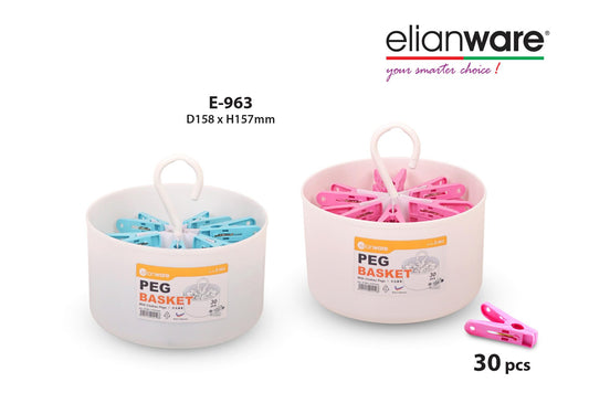 Peg Basket with Pegs