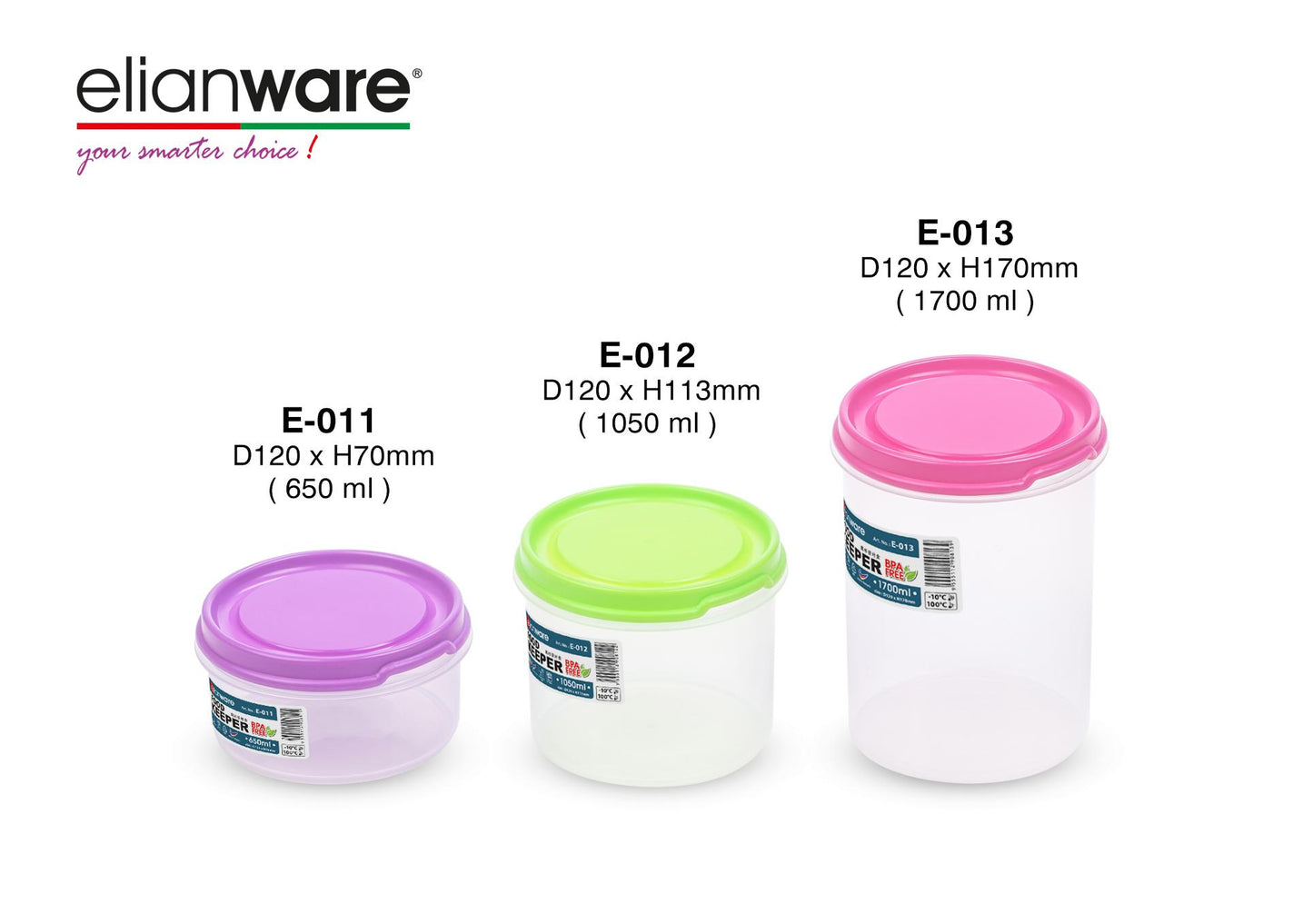 Round Food Container (600ml)