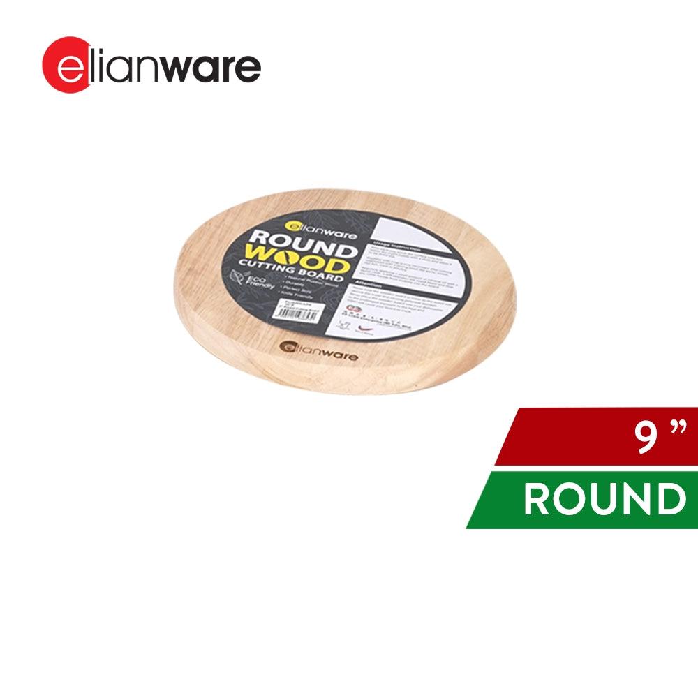 Round Rubberwood Wooden Cutting Board