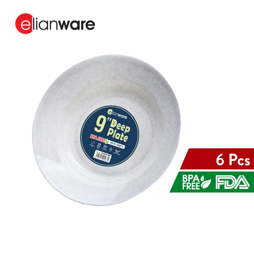 Plastic Deep Plate - 9 Inch