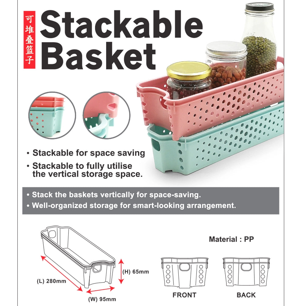 Stackable Storage Basket (S)