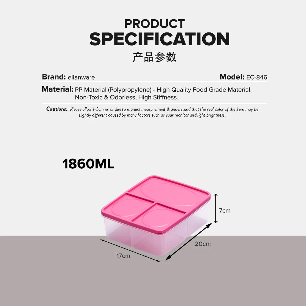 Lunch Box - 3 Compartments