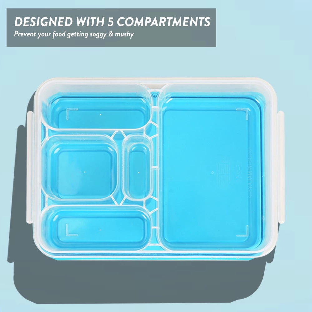 5 Compartments Lunch Box