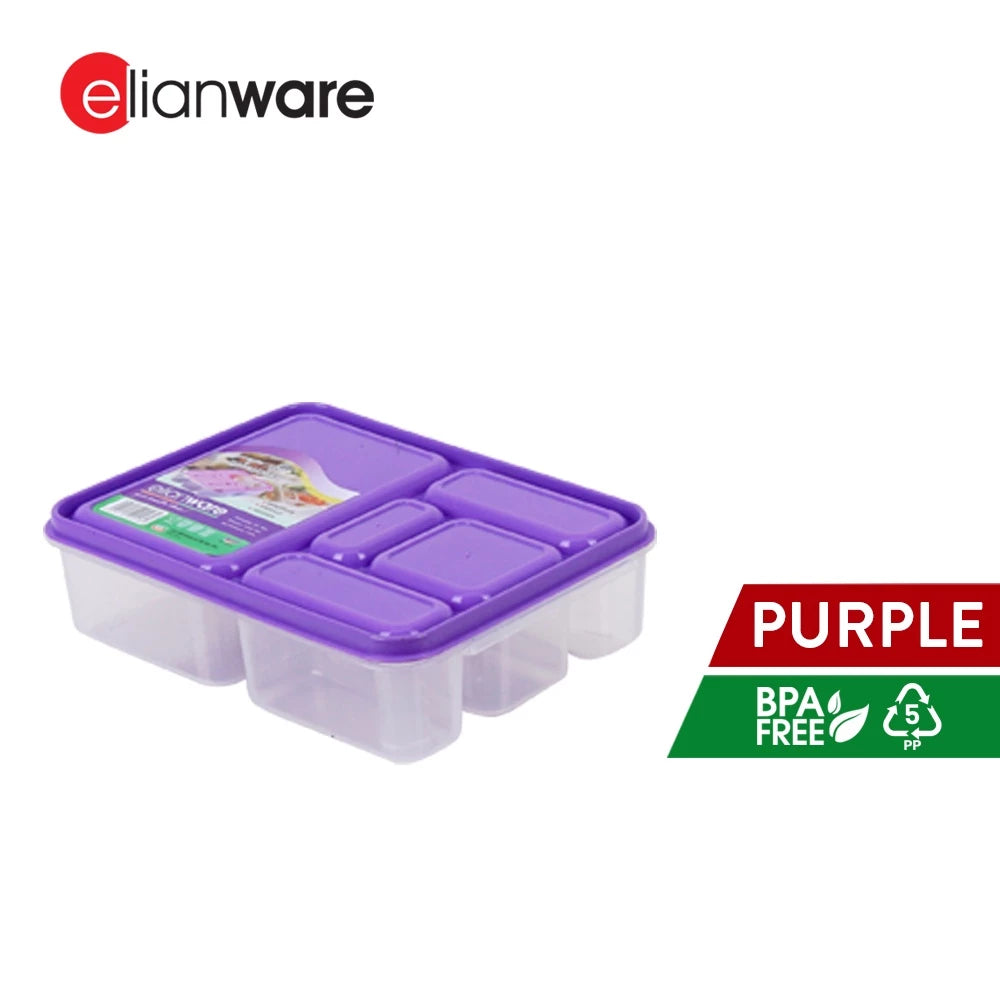 5 Compartments Lunch Box