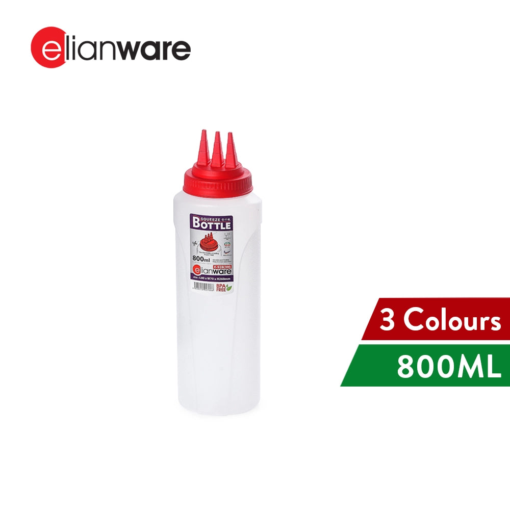 Sauce Squeeze Bottle - 3 head (800ml)