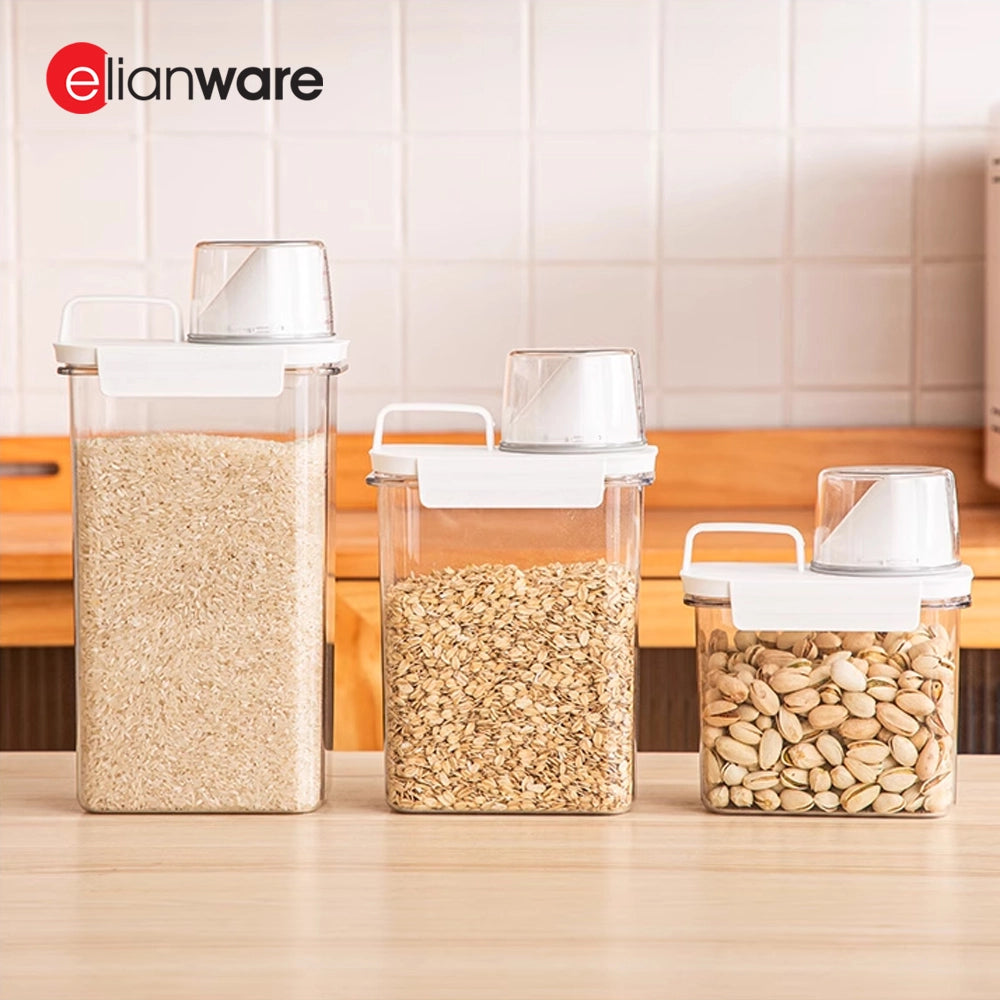 Airtight Container with measuring cup