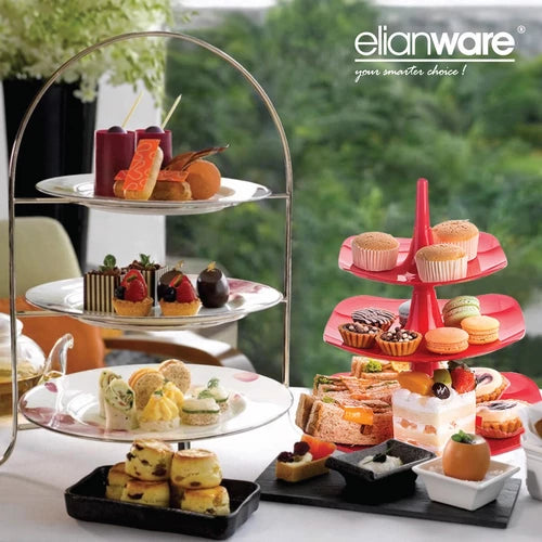 Square 3 Tier Cake Stand