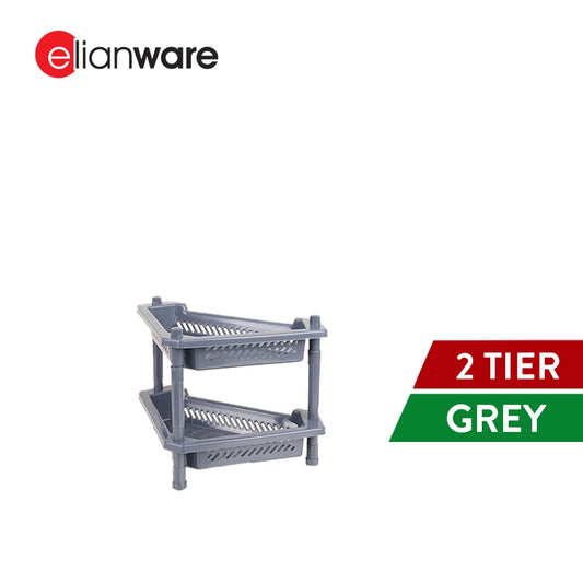 2 Tier Multipurpose Corner Storage Rack