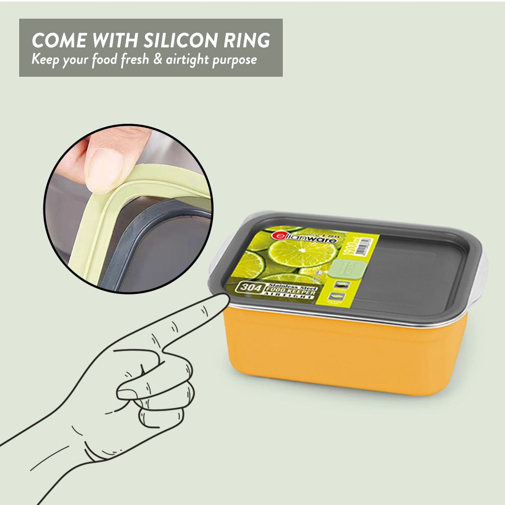 Stainless Steel Airtight Food Container 1500ml