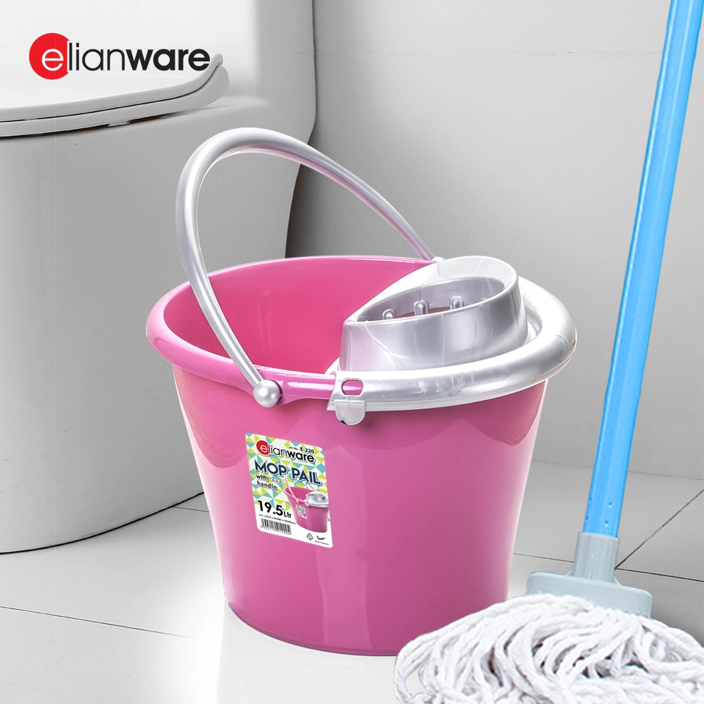 Mop Pail with Wheel - 19.5L