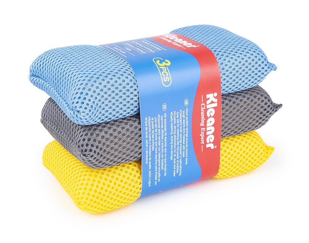 Mesh Sponge Scour - 3pcs