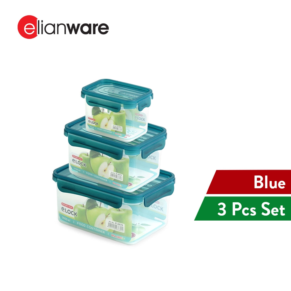 E.LOCK Airtight Seal Food Container