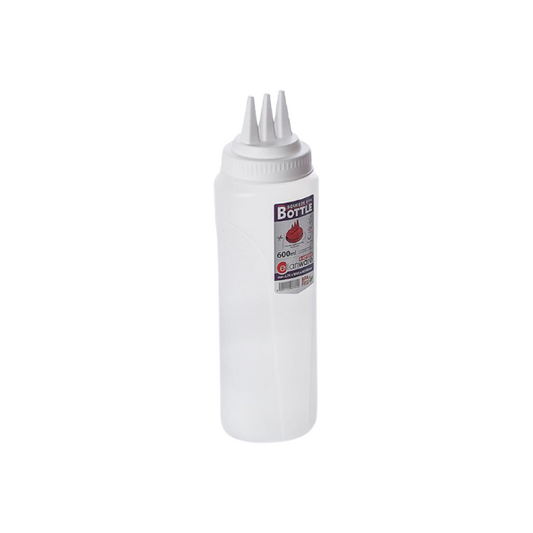 Sauce Squeeze Bottle - 3 head  (600ml)