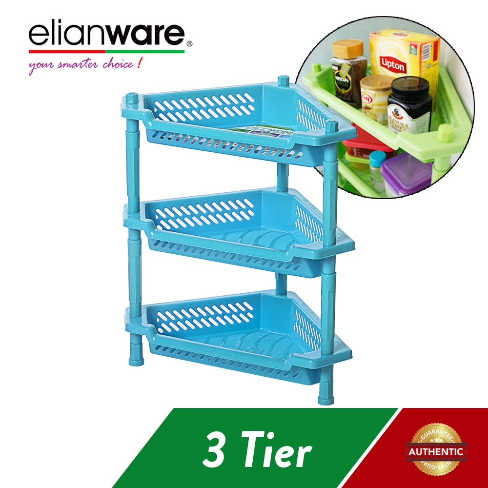 2 Tier Multipurpose Corner Storage Rack