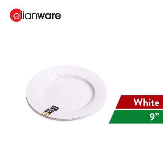 Plastic Party Plate 9 Inch - 6 pcs