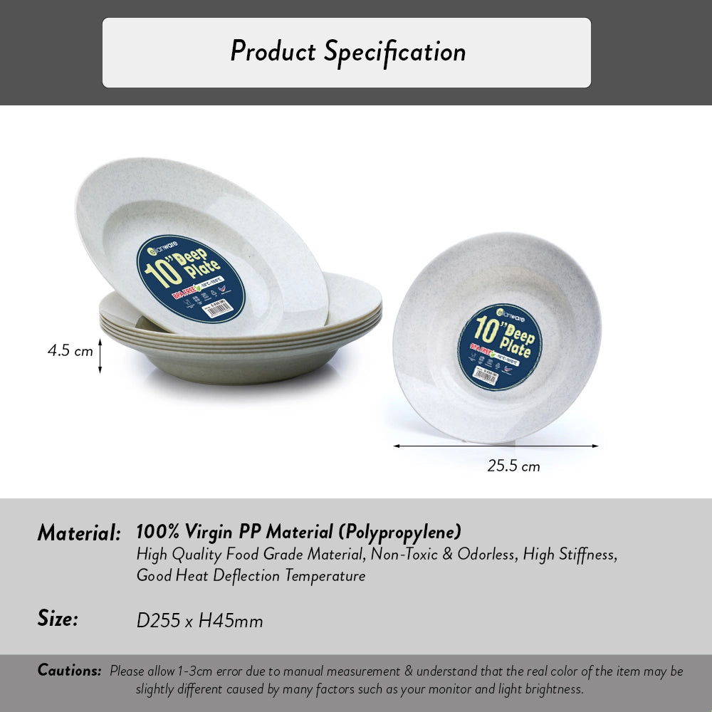 Deep Plate - 10 Inch